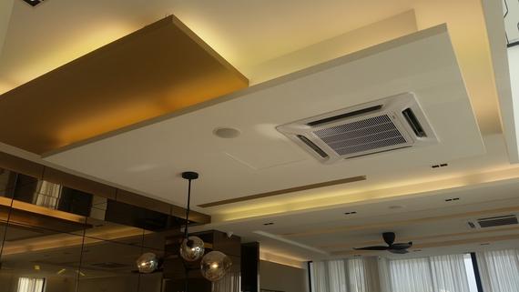 Top Beauty Plasterglass Ceiling - Living Hall Design