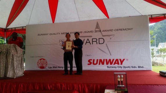 Top Beauty Plasterglass Ceiling completed project for Sunway Quality Merit System 2016