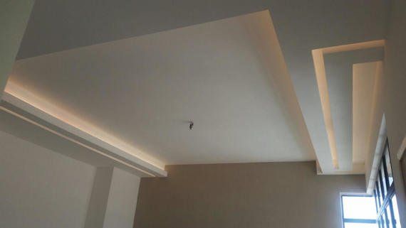 Top Beauty Plasterglass Ceiling - Living Hall Design