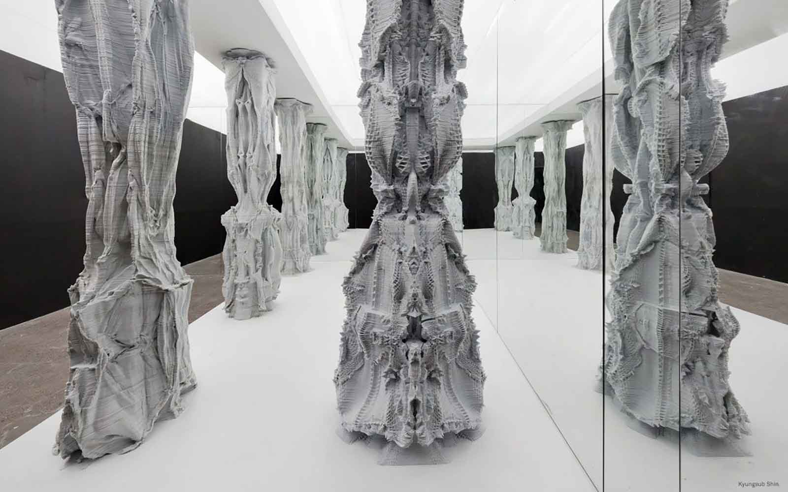 3D: Interior Design. 3D Sculpted Architecture