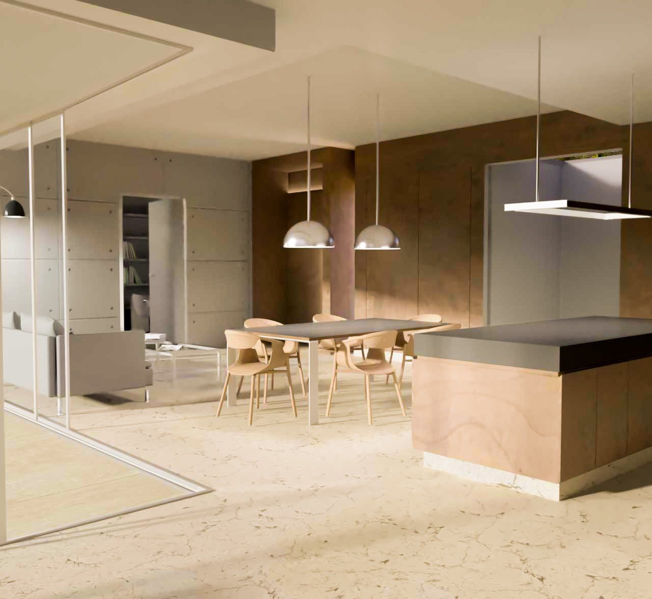 Open plan and bright spaces