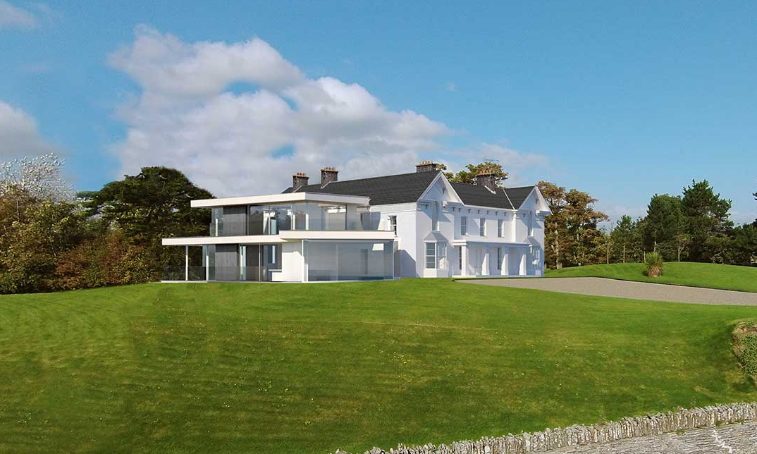 Extension designed by 'Dublin Design Studio' of Sandymount House