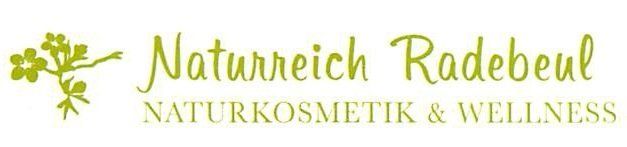 A logo for naturreich radebeul naturkosmetik & wellness