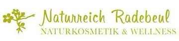 A logo for naturreich radebeul naturkosmetik & wellness