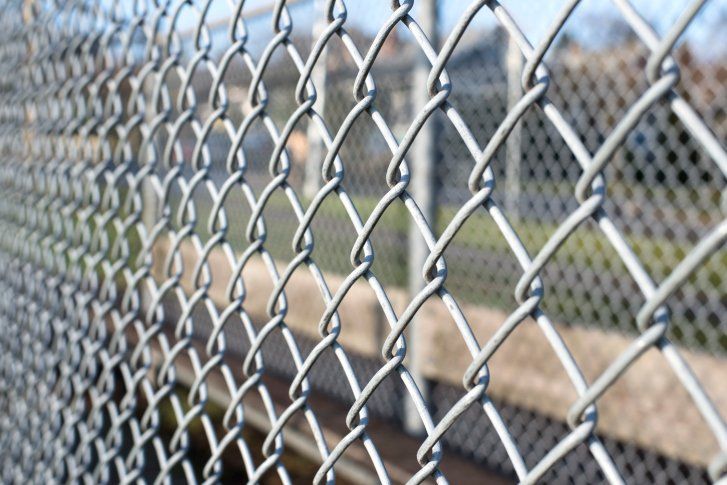 Metal fence cage closeup - New Port Richey FL Metal fence cage closeup - New Port Richey FL