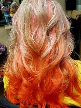 Orange ombre hair color - Fashion Hair Colors in Webster, TX Orange ombre hair color - Fashion Hair Colors in Webster, TX