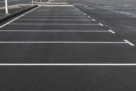 Newly Painted Road — Gaston, SC — Huggins Paving & Sealcoating - ABC Sealcoating & Striping Newly Painted Road — Gaston, SC — Huggins Paving & Sealcoating - ABC Sealcoating & Striping