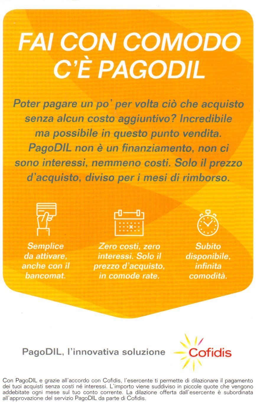 vantaggi Pagodil