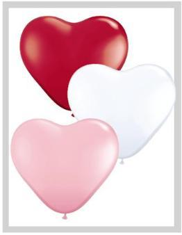 6 inch heart balloons