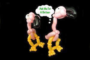 Pink Flamingo Balloon