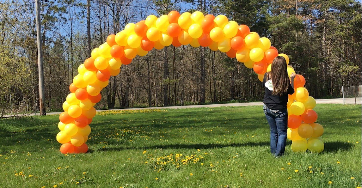 Large Balloon Arch - Balloon Decoration Tutorial