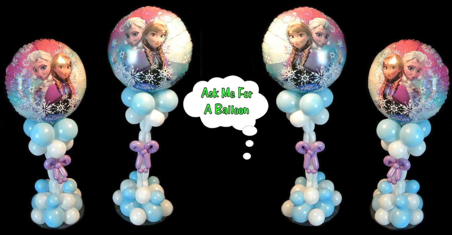 Frozen Balloon Centerpiece Decoration Tutorial