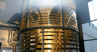 Close up of the lighthouse