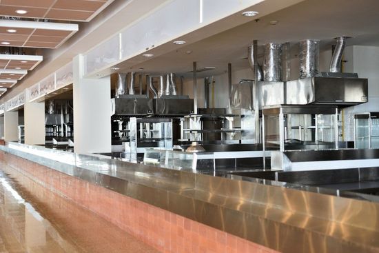 cucina della mensa di un ente pubblico