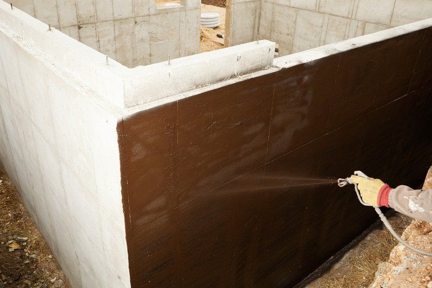Below ground water proofing