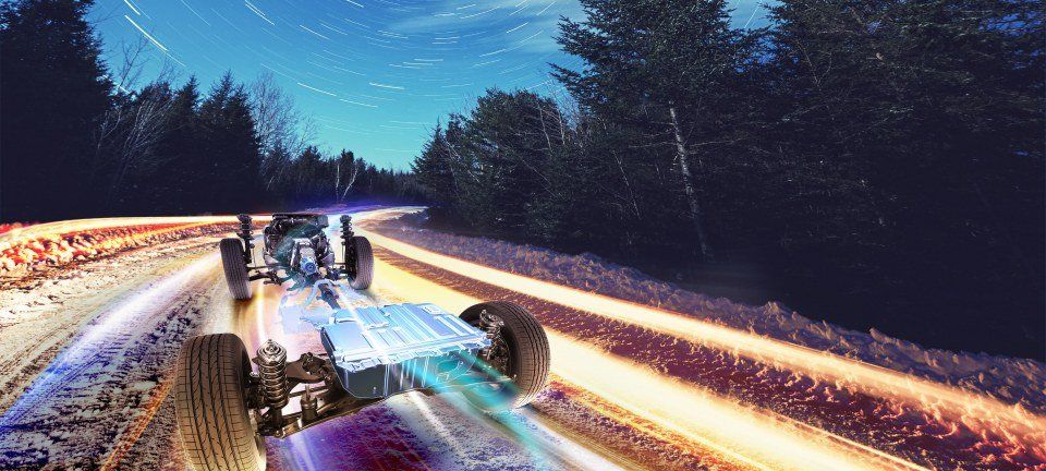 Struttura auto in movimento