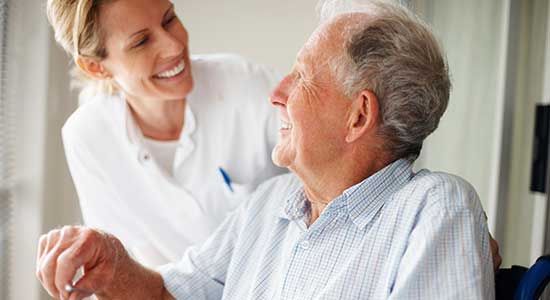 Old Man Having A Care Assistance — Insurance in San Antonio, TX Old Man Having A Care Assistance — Insurance in San Antonio, TX