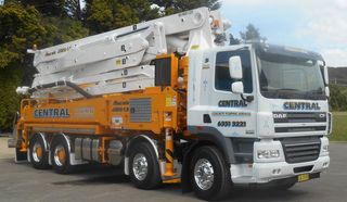 concrete pump truck