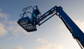 blue boom lift