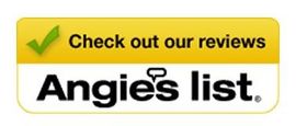 Angie's List badge with checkmark and 