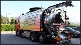 camion cisterna per gli spurghi