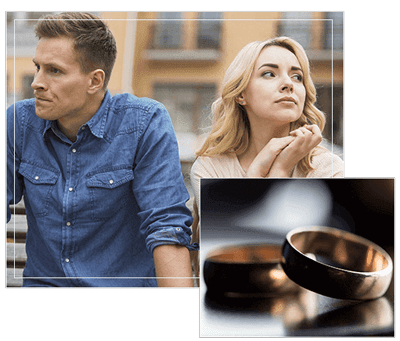 Divorce Couple — Divorce Lawyer in Evansville, IN Divorce Couple — Divorce Lawyer in Evansville, IN
