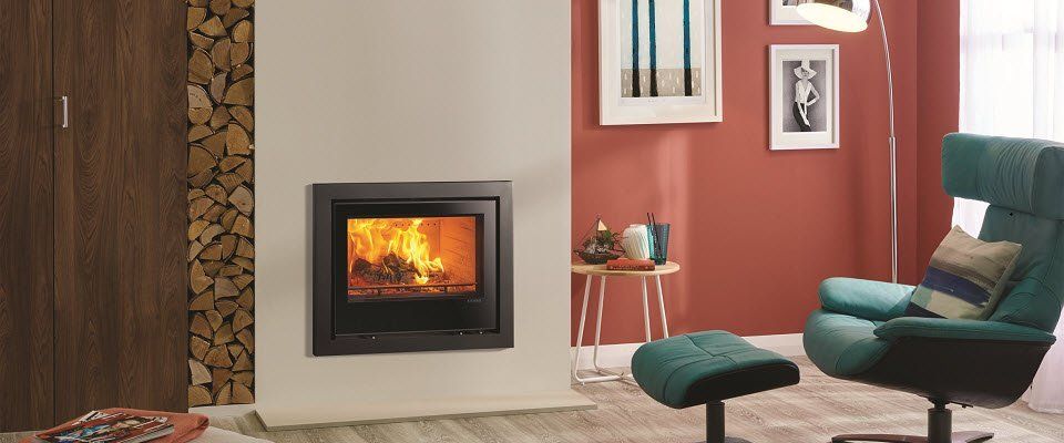 Elise wood burning inset fire