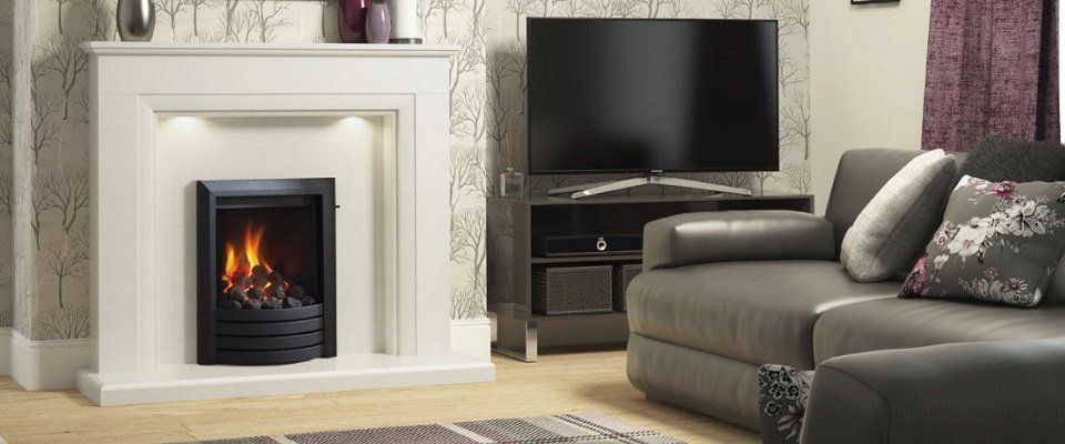 Marble Amorina fireplace