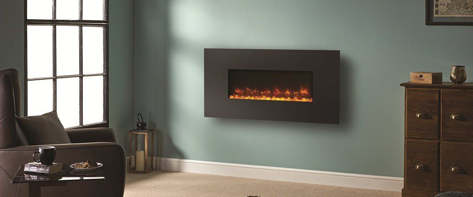 Radiance 800W flat steel electric fire