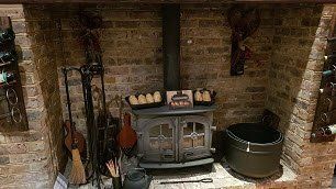 Traditional wood burning stove