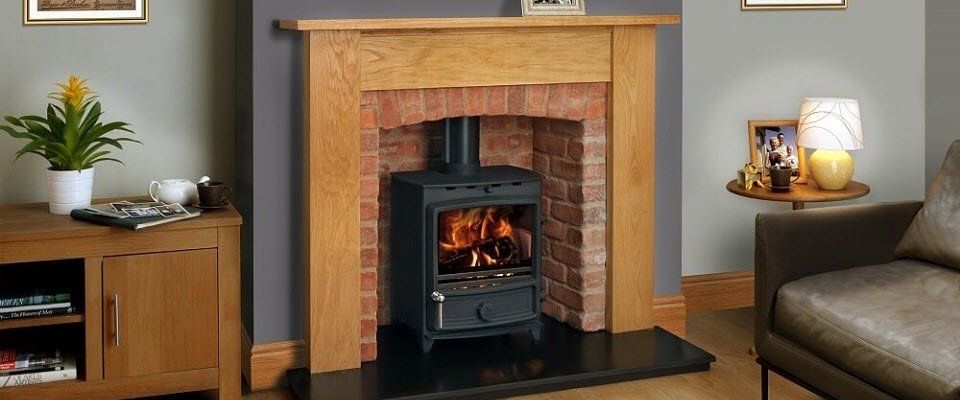 Wood fireplace surround Lincoln 54