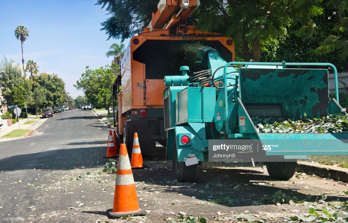 Wood Chipper Grinds Away — Columbia, SC — Affordable Carolina Tree Service