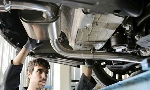 car mechanic servicing