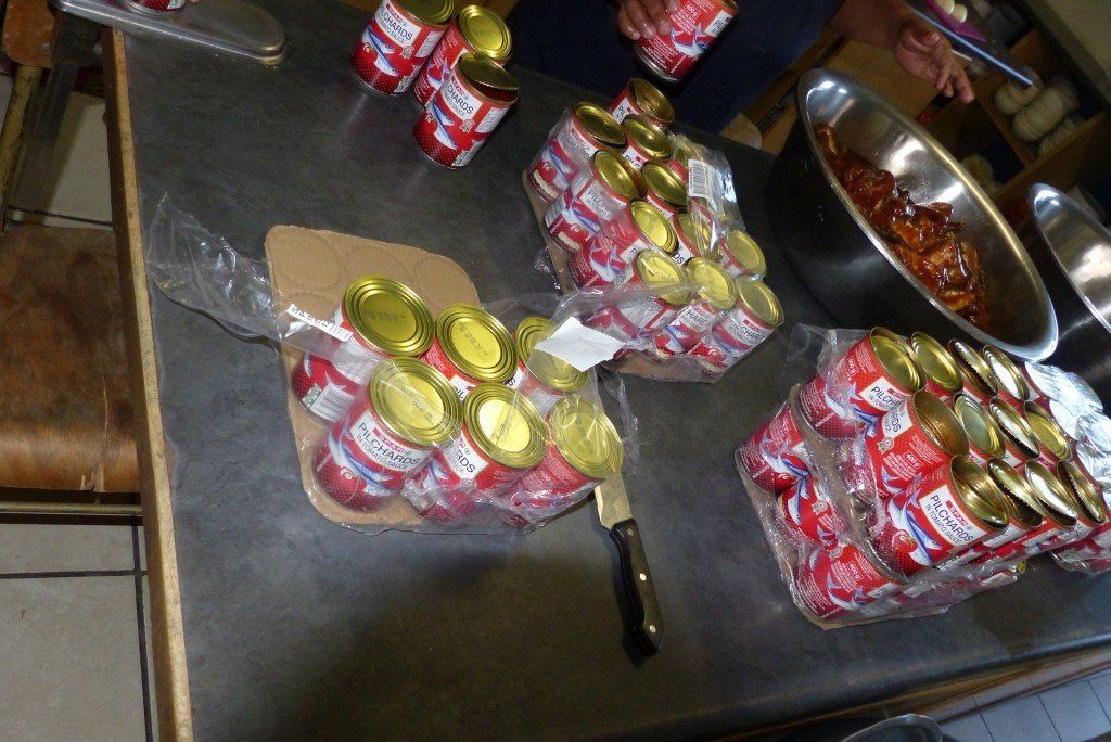 Vis voor de lunch Lunch op school Friersdale