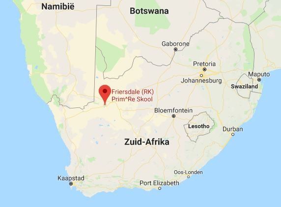 Waar ligt Friersdale Zuid-Afrika