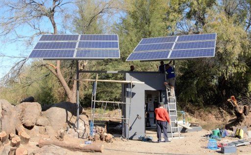 Zonnepanelen in Friersdale
