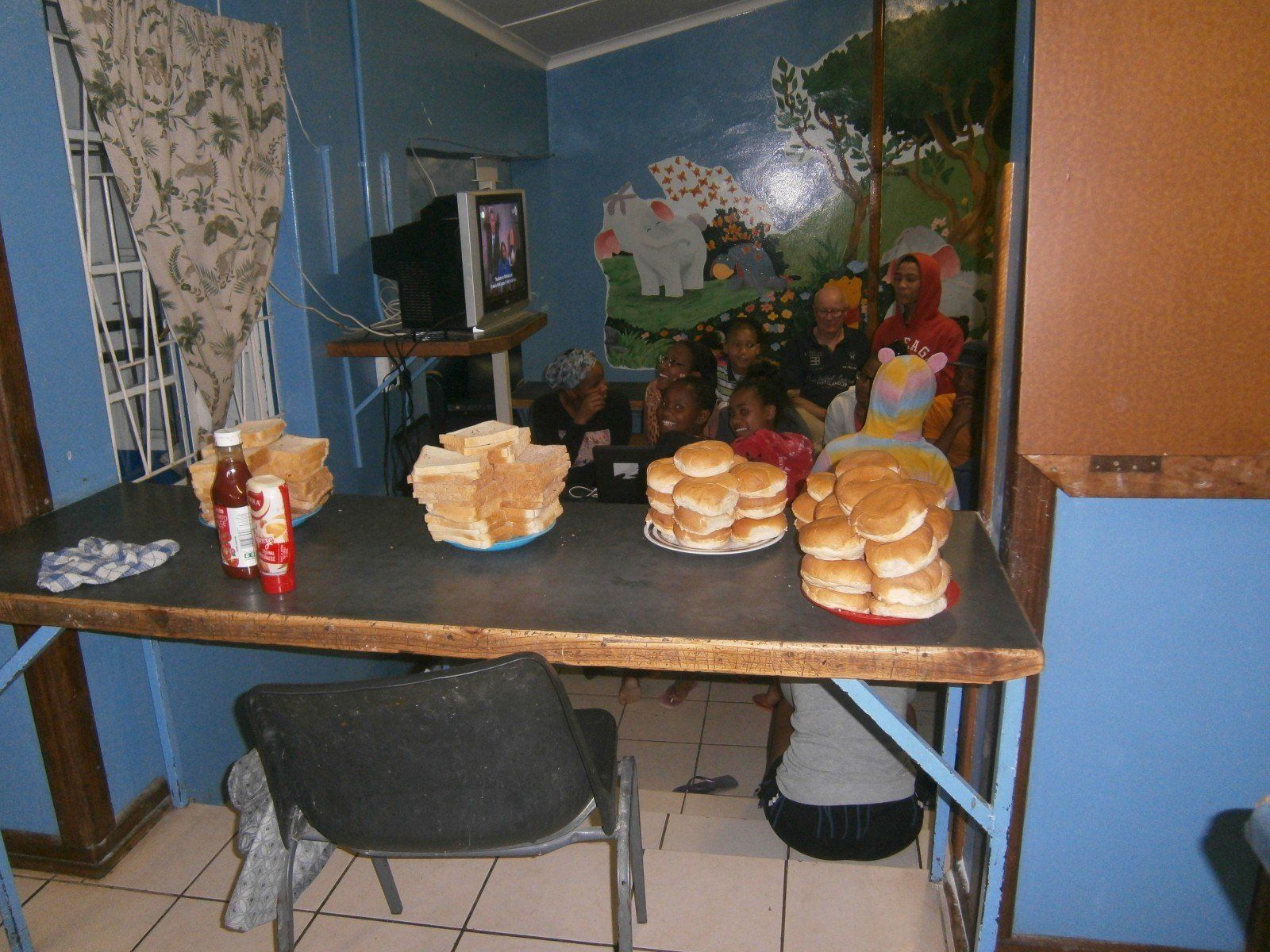 Broodje knakworst in Koshuis Friersdale