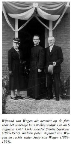 Wijnand van Wegen met ouders 1961
