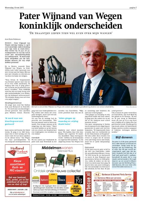 Krantknipsel koninklijk onderscheiden