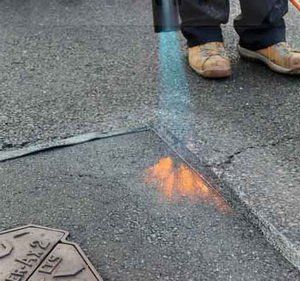 Расплавление пламенем газовой / соляровой горелки Расплавление пламенем горелки