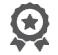Badge with star