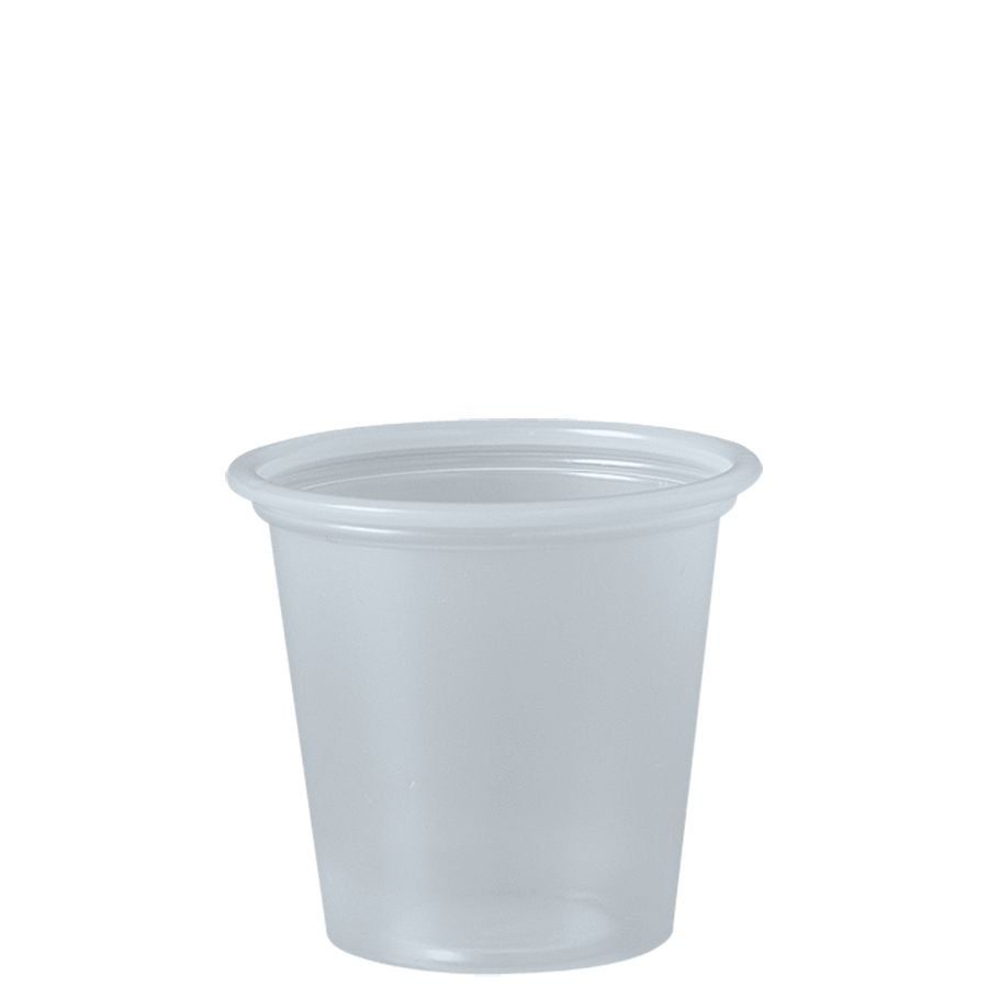 1.25 oz souffle cup for dressings, samples, and dipping sauces