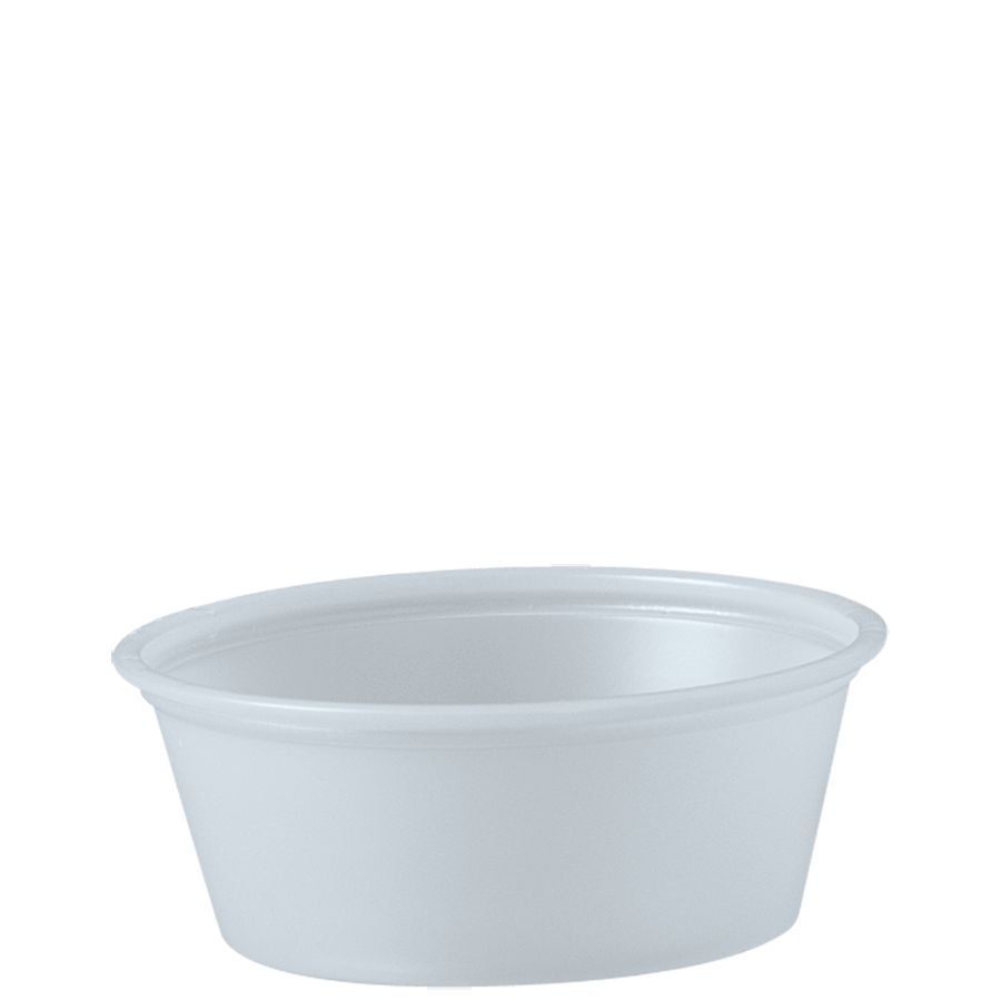 1.5 oz souffle cup for sauces, samples, and deli condiments