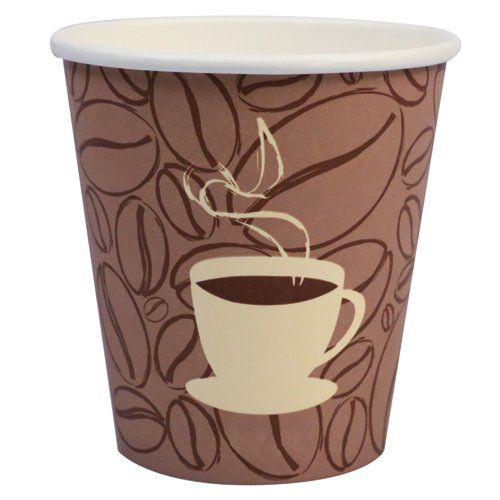10 oz hot paper cup for coffee, tea, and takeout drink service