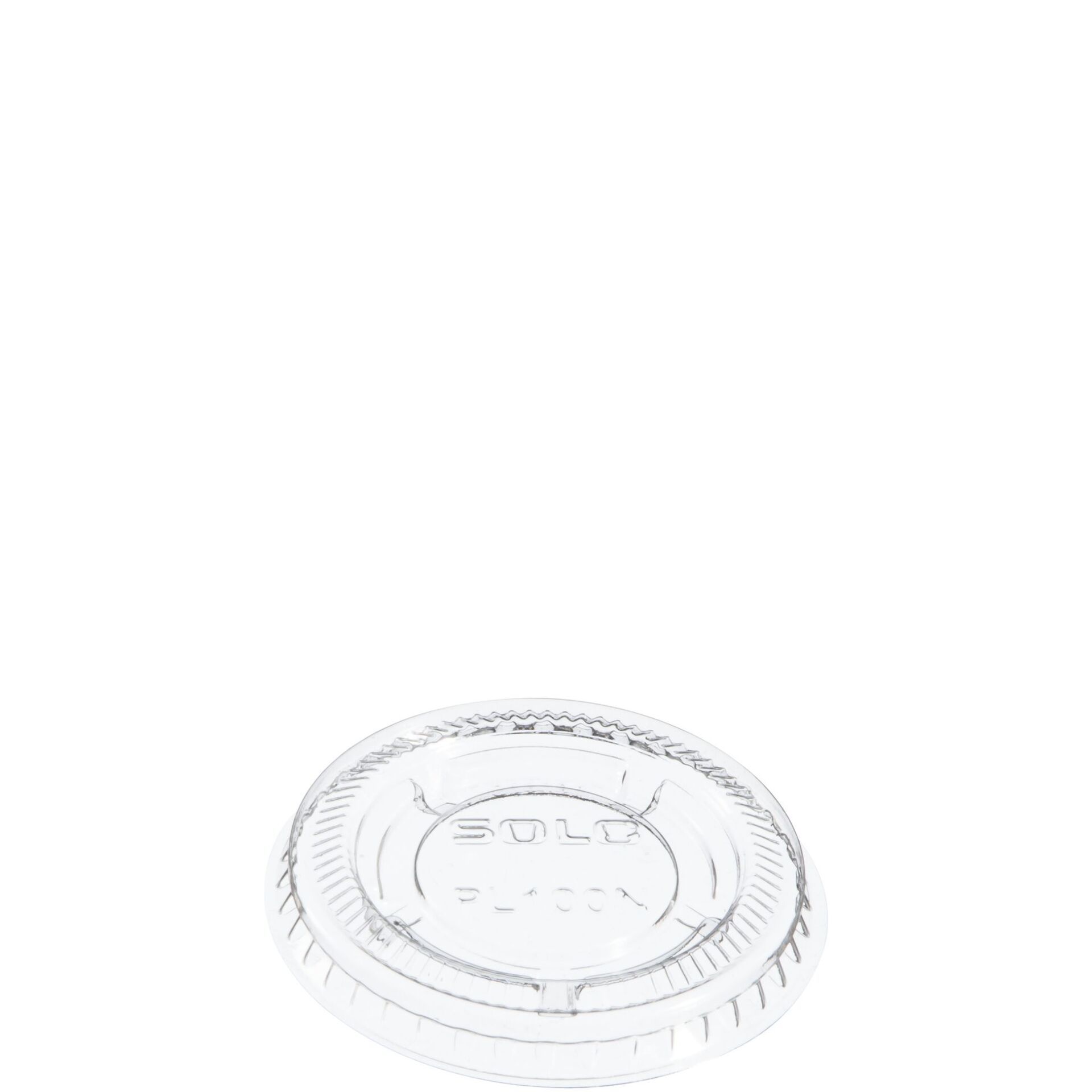 clear 1 oz souffle lid for sauces, samples, and condiment cups
