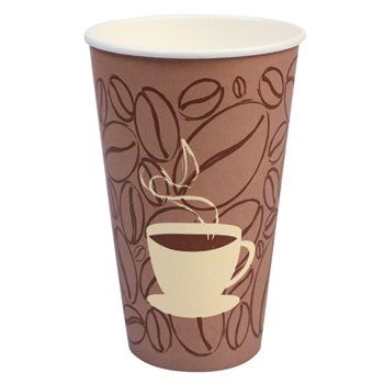 20 oz hot paper cup for coffee shops and deli beverage service