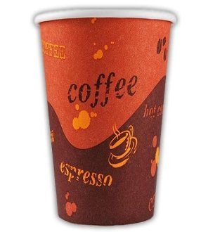 24 oz hot coffee cup for bagel shops and restaurant beverage stations