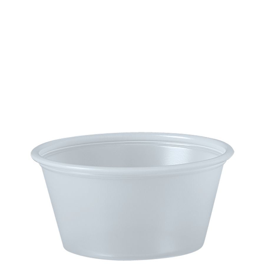 2 oz souffle cup for ketchup, dressings, and dipping sauces