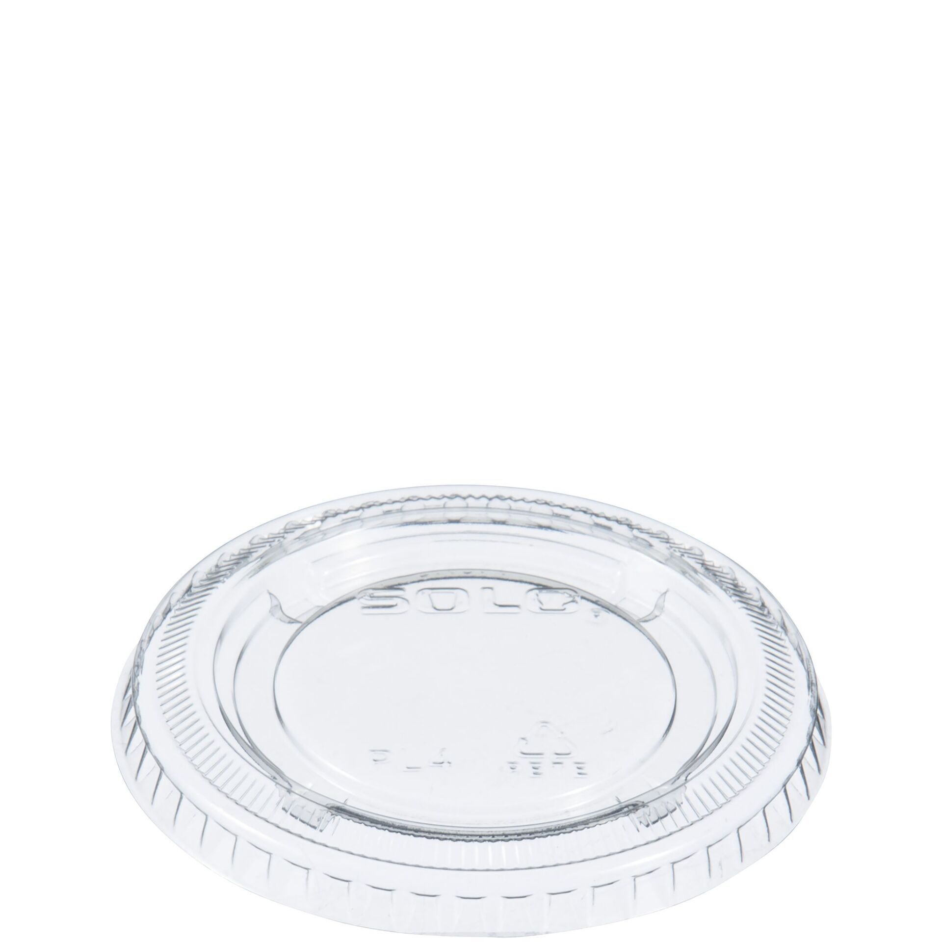 clear souffle cup lid for 3.25 to 5.5 oz sauce cups