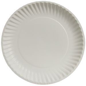 9 inch coated paper plate for restaurant catering and events